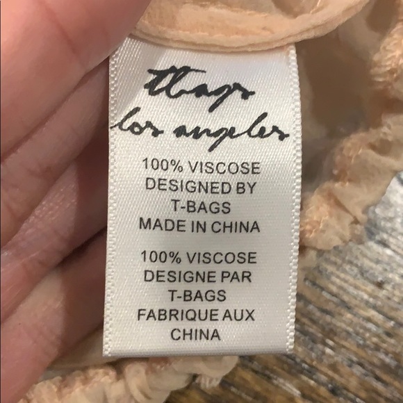 Pale Pink Tbags Top - Picture 6 of 9